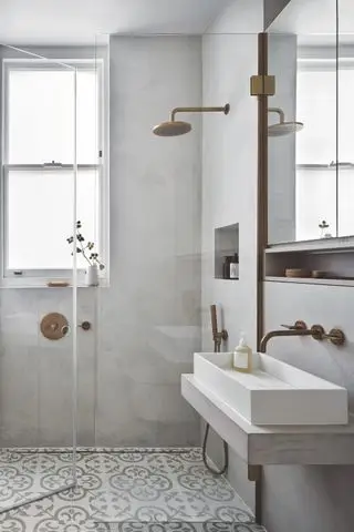 田舎のバスルームのアイデア