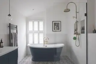 田舎のバスルームのアイデア