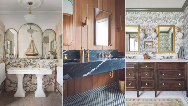 רעיונות לאמבטיה עם איפור כפול - 10 דרכים מומחיות למקסם את החלל, בצורה יפהפיה