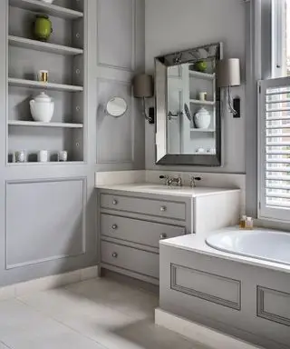 Baderomsbelysningsideer med vegglamper for barbering