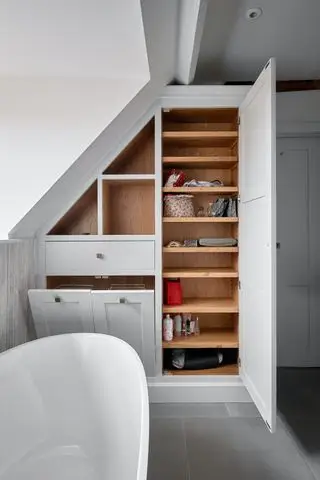 Familiebad med oppbevaring