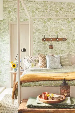 カントリーベッドルームのアイデア