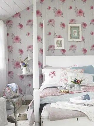 カントリーベッドルームのアイデア