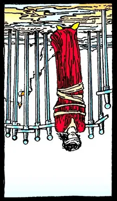 eight of swords reversed