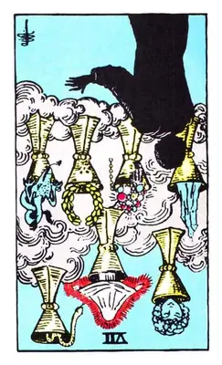 seven of cups reversed