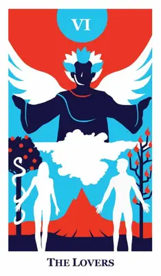the lovers modern way tarot deck