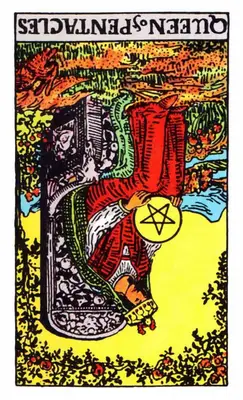 queen of pentacles reversed