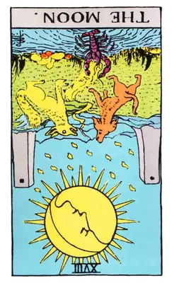 Reversed Moon Tarot Card Meaning