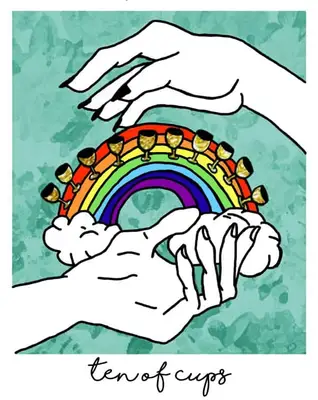 ten of cups love tarot