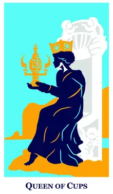 queen of cups modern way tarot deck