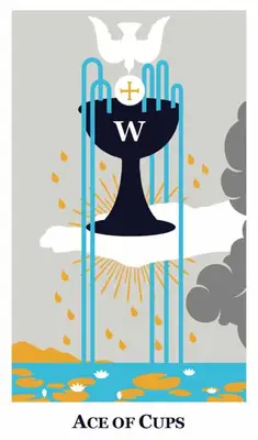 ace of cups modern way tarot deck