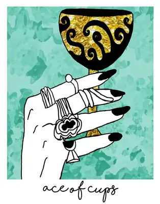 ace of cups a little spark of joy