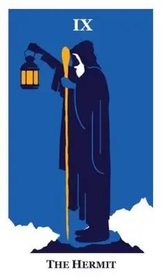 the hermit modern way tarot deck card