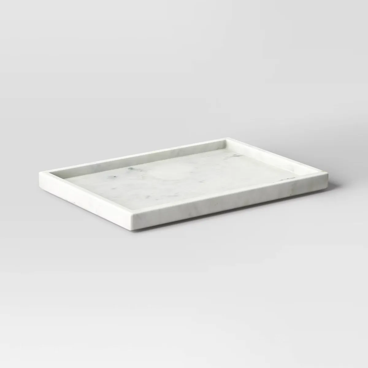 Plateau rectangulaire en marbre blanc - Seuil' loading='lazy' title=