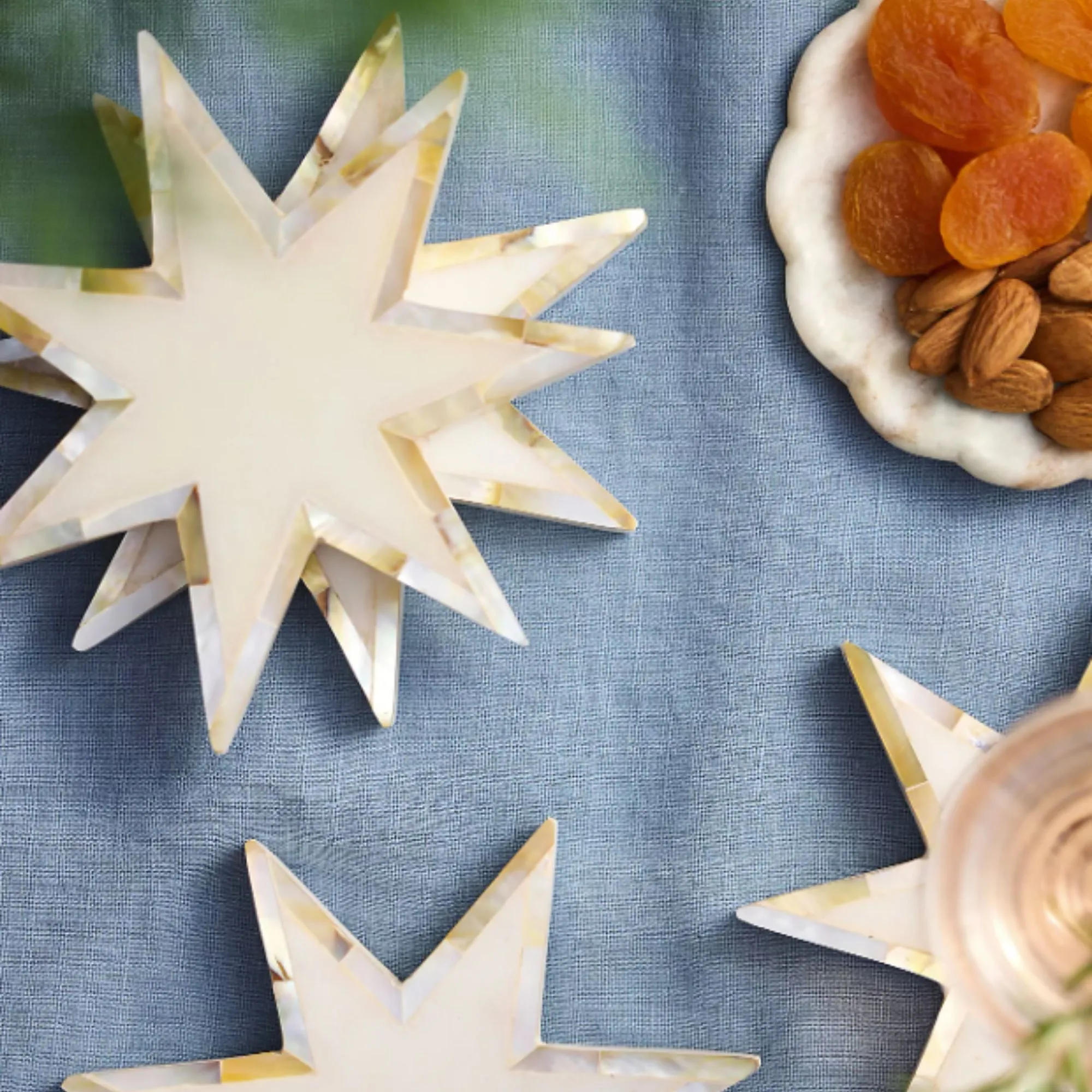 Mramorová hviezda Coasters Set 4' loading='lazy' title=