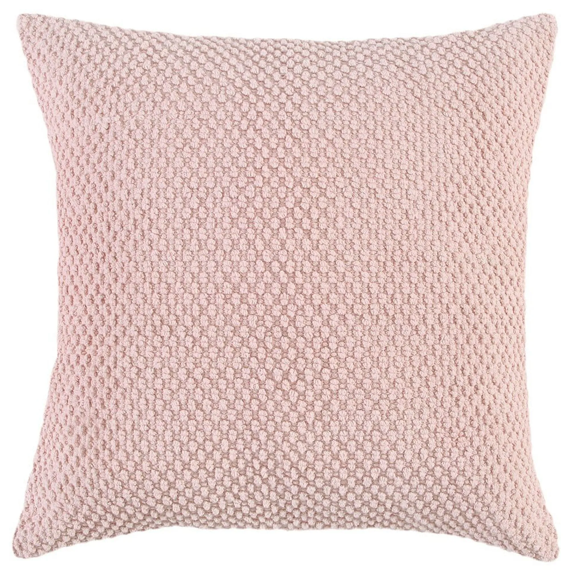 Blush Pink Nubby Textured Modern Throw Vankúš' loading='lazy' title=