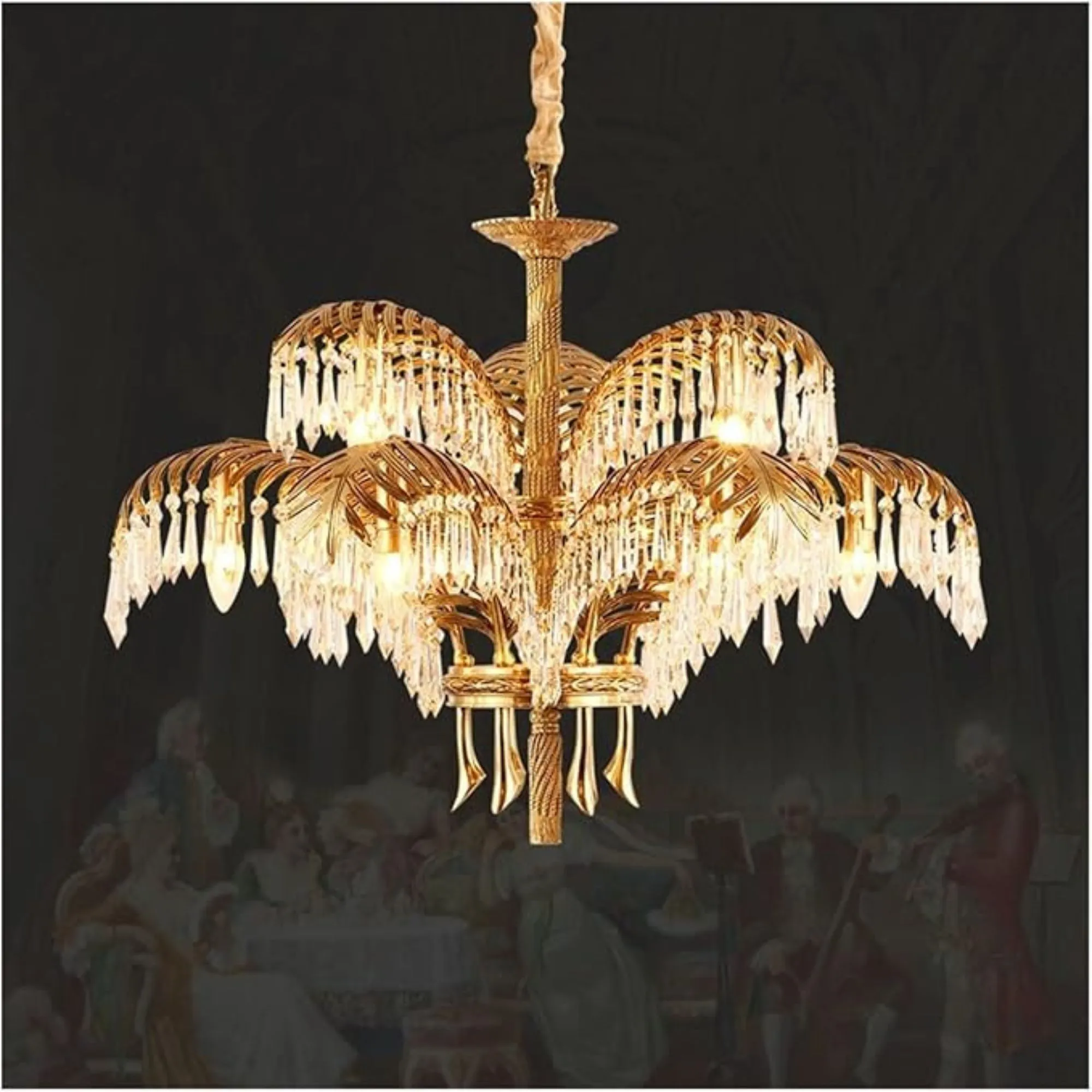 Französischer klassischer V-Intage-Kupfer-Kronleuchter' loading='lazy' title=