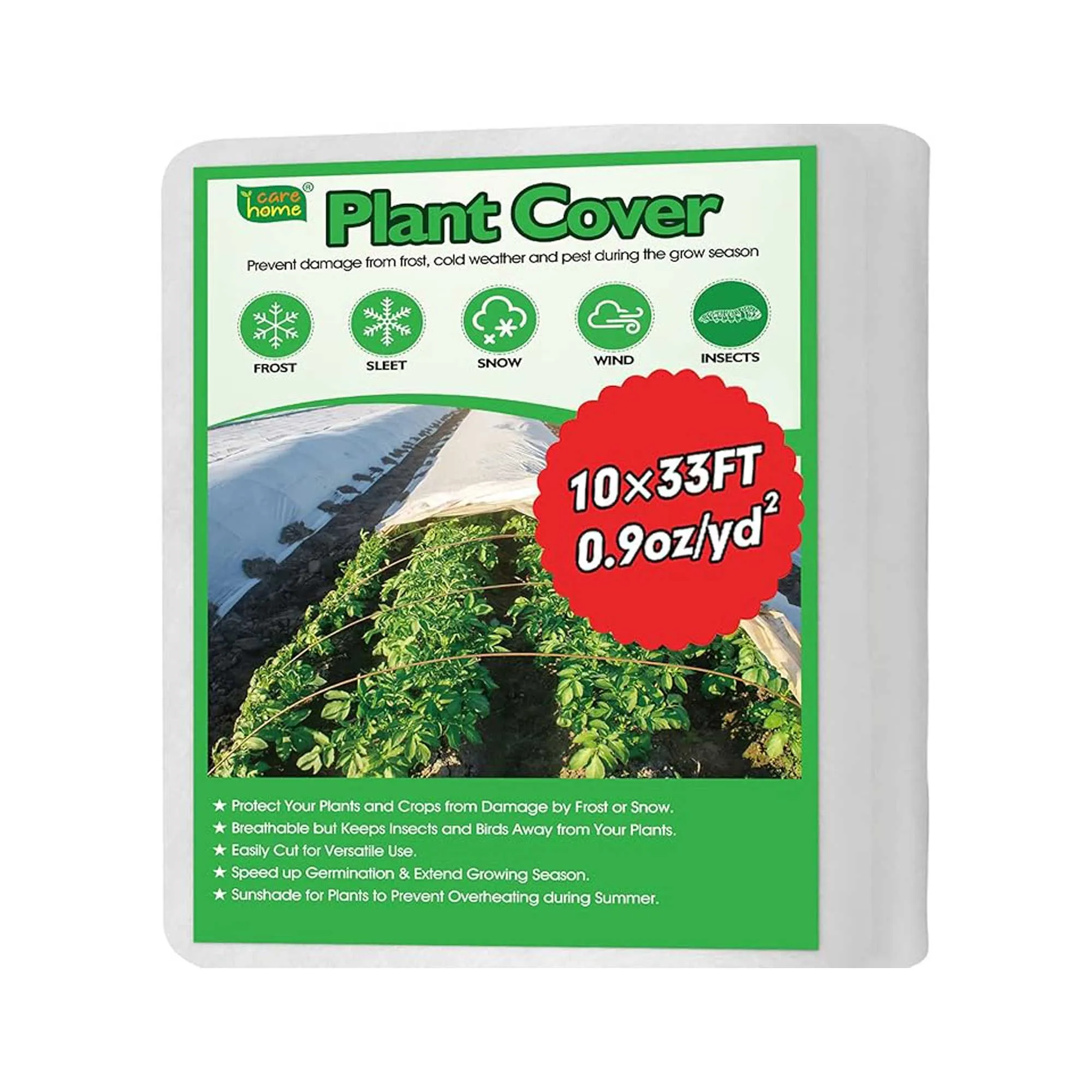 Couverture végétale de Care Home en paquet sur fond blanc' loading='lazy' title=