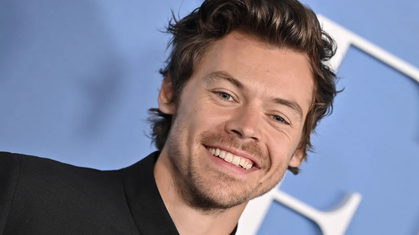 harry štýly na modrom pozadí' loading='lazy' title=