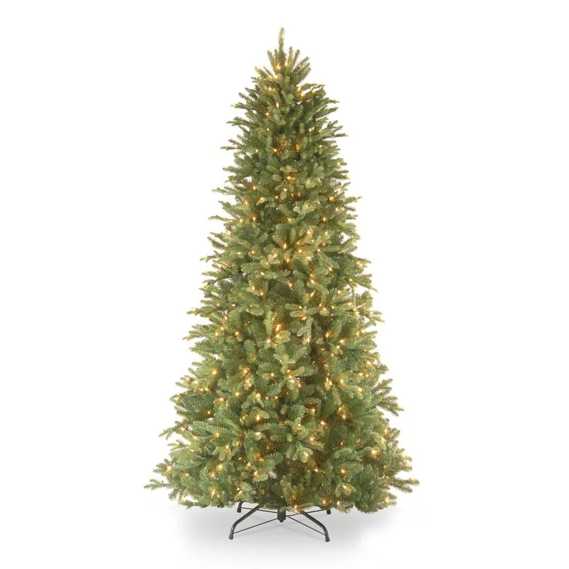 L'allée des fêtes&reg; Sapin mince Tiffany avec lumières claires et amp; Commentaires | Wayfair' loading='lazy' title=