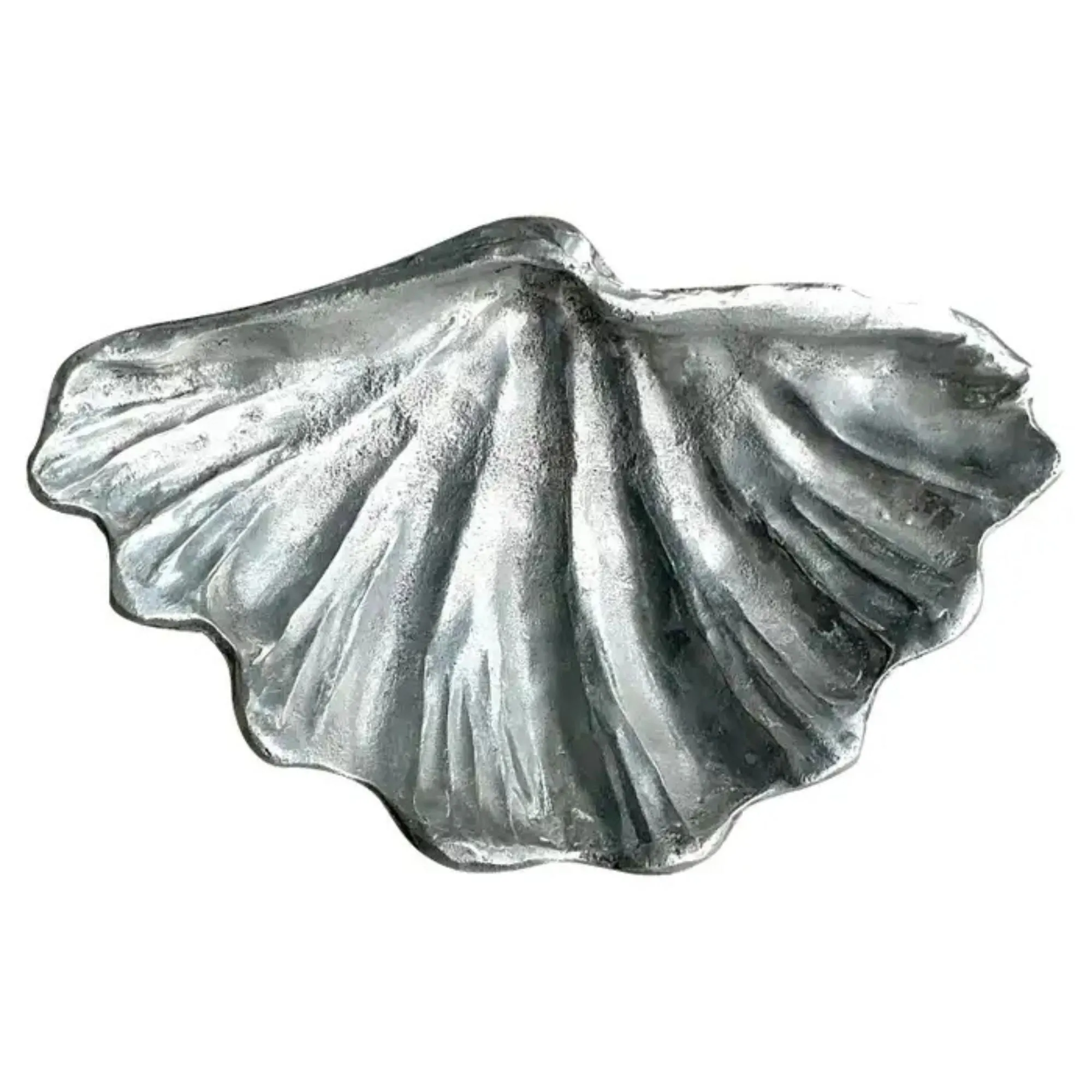 빈티지 해안 주조 백랍 조개 껍질 그릇' loading='lazy' title=