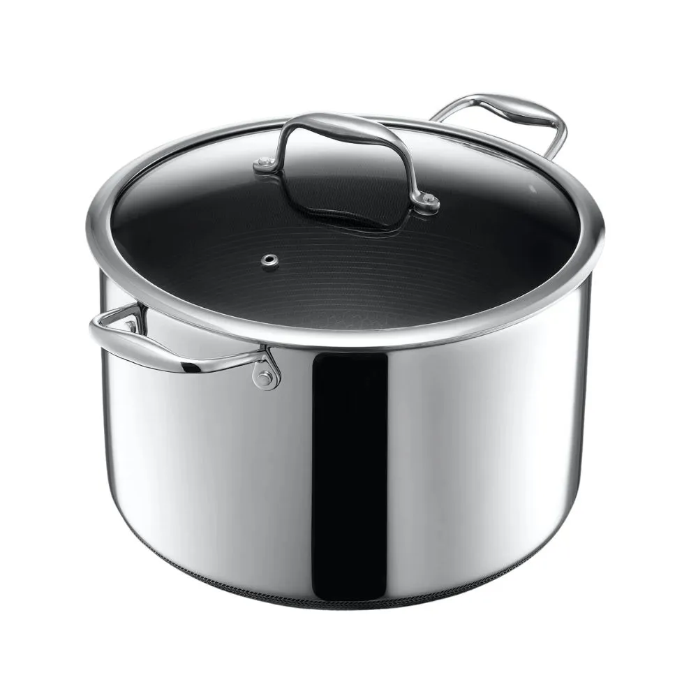 Pentola da 10 litri in acciaio inossidabile con coperchio' loading='lazy' title=