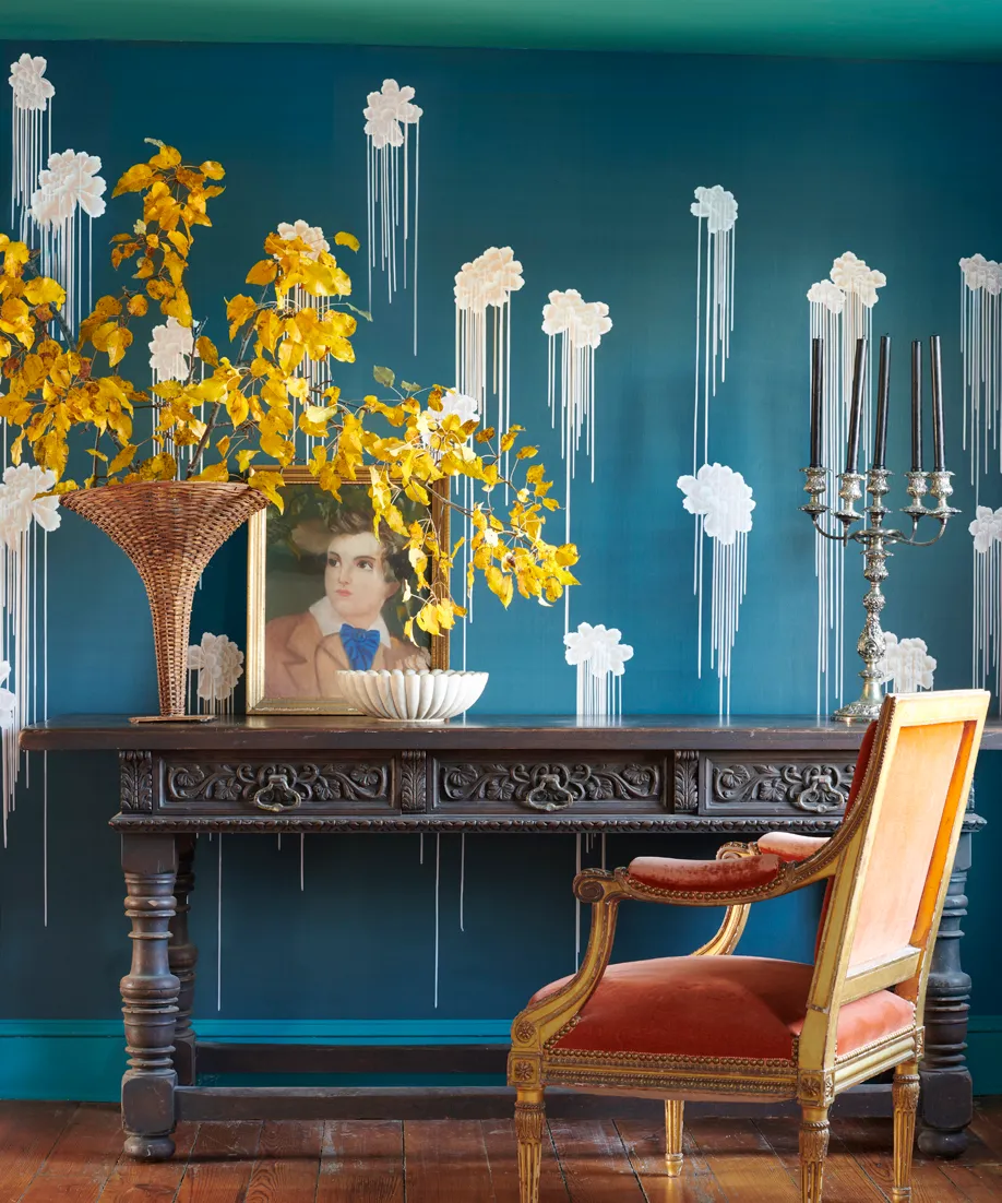 Fresque bleu et blanc par Fromal' loading='lazy' title=