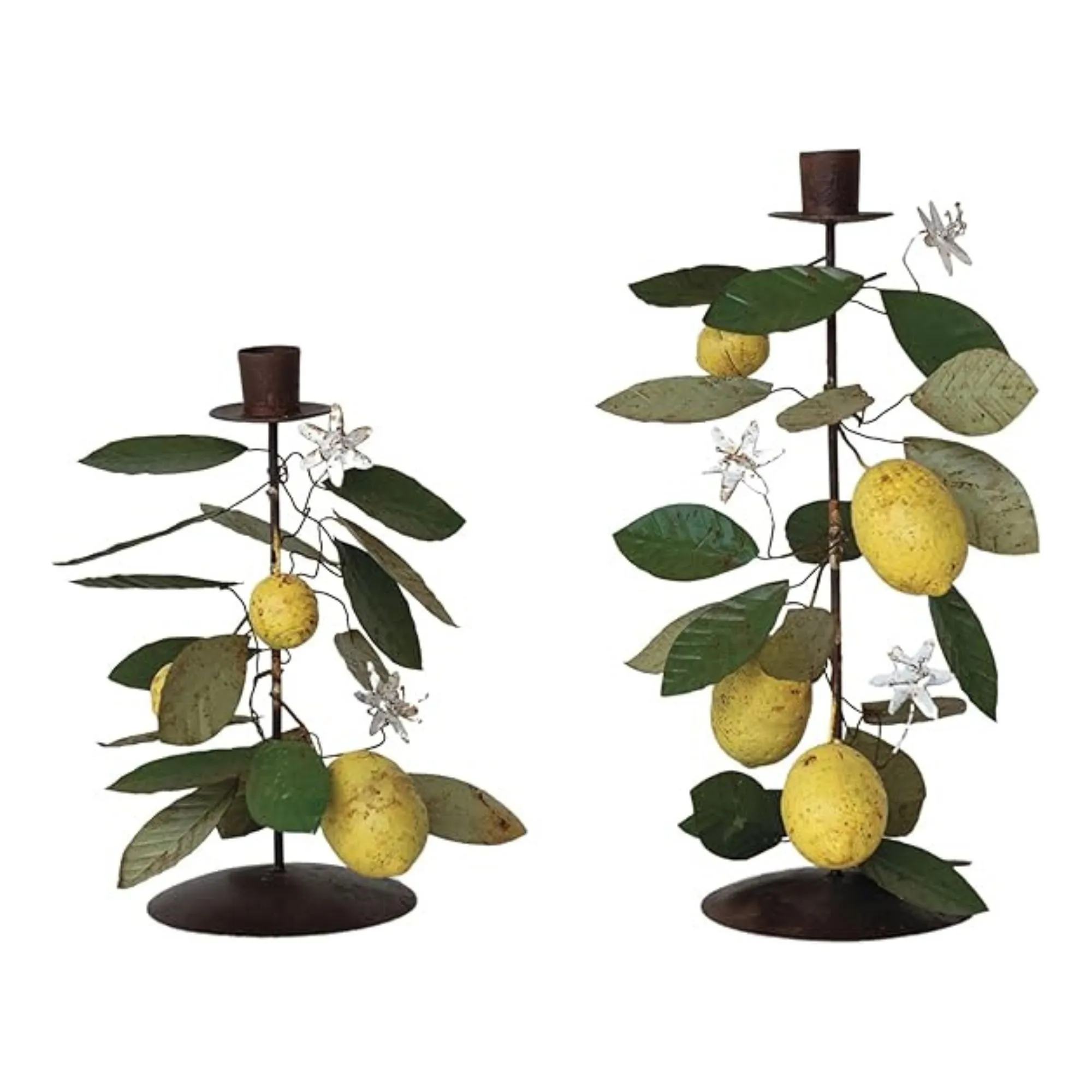 Ozdobné kovové svietniky na citrón' loading='lazy' title=