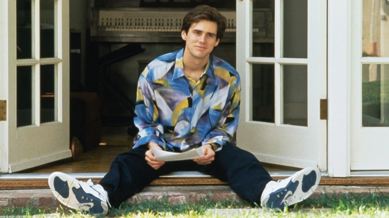 Jim Carrey chez lui en 1991' loading='lazy' title=