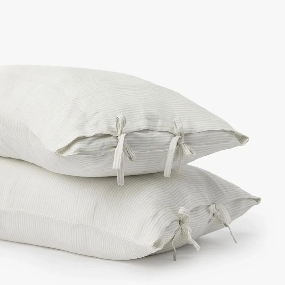 Ensemble de 2 taies décoratives rayées Easton' loading='lazy' title=