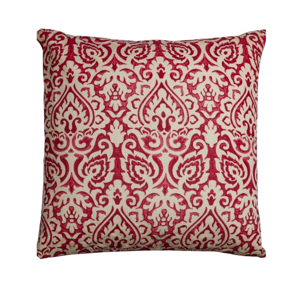 다마스크 레드 베개' loading='lazy' title=