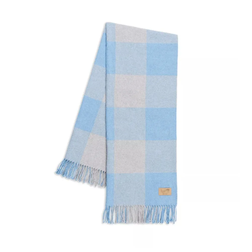 블루 앤 그레이 체크 담요' loading='lazy' title=