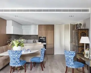 רעיונות לחדר אוכל קטן בחלל פתוח