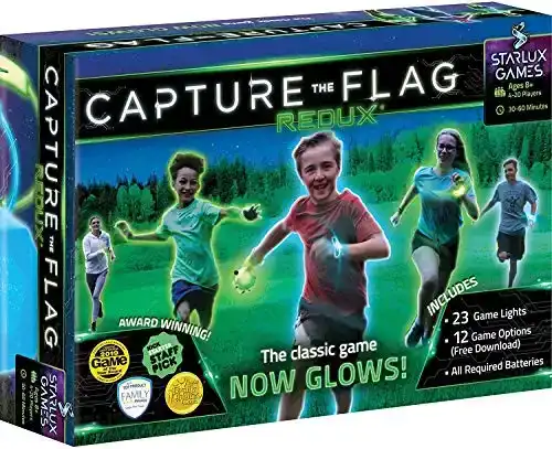Capture The Flag Redux: The Original Glow-in-The-Dark Outdoor Game for Birthday Parties, Youth Groups and Team Building - a Unique Gift for Teen Boys & Girls