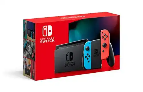 Nintendo Switch with Neon Blue and Neon Red Joy‑Con - HAC-001(-01)