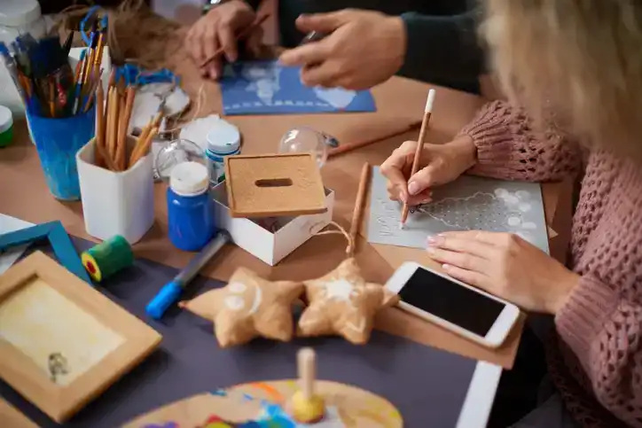 How To Make a Simple DIY Vintage Christmas Greeting Card