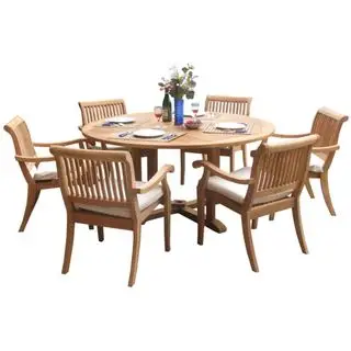 Kulatý venkovní jídelní set Masten pro 6 osob