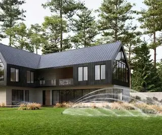 arroseurs sur la pelouse