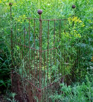 Treillis pliable pour potager