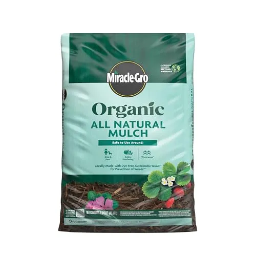 Miracle-Gro Organic All Natural Mulch Bagged and Drsed Mulch Landscaping Omri uvedený 1,5 Cu. Ft.' loading='lazy' title=