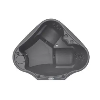 Ein Aquarest Spas 2 – Person 20 – Jet Oval Plug & Play Whirlpool auf weißem Hintergrund