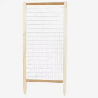 Cerca Greenes 21,5 pol. L x 47,75 pol. H Cerca de cedro natural Treliça de jardim (2 pacotes)