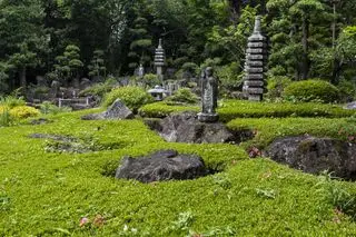 jardim de musgo japonês