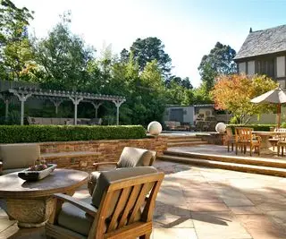 giardino pavimentato a zone del gruppo Gardenart