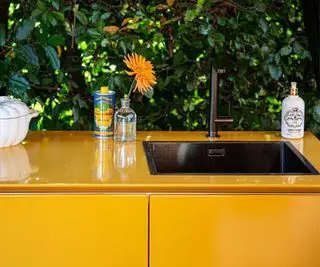 Pia externa em unidade amarela