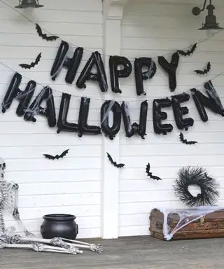 Wesołego Halloweenowa chorągiewka