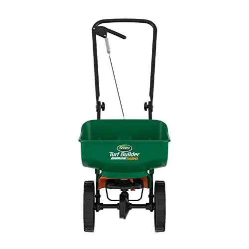Scotts Turf Builder EdgeGuard Mini Broadcast Spreader til frøstrømmere Melt holder op til 5000 kvm. Produkt' loading='lazy' title=