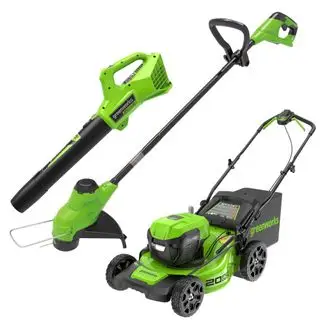 En Greenworks-verktøypakke