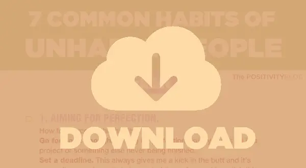 7 Common Habits of Unhappy People 2