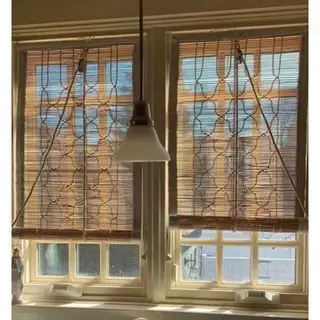 Persiana Chik vintage hecha a mano